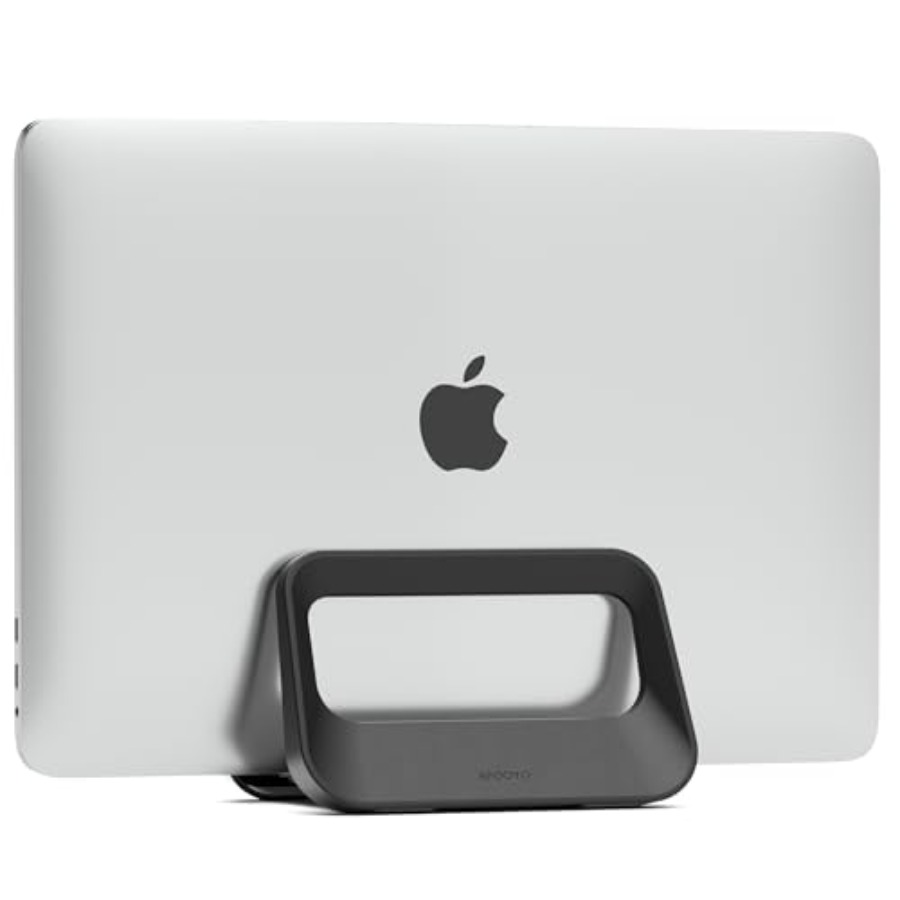 Laptop Stand Bamboo - Vertical Laptop Stand for Desk, Plastics