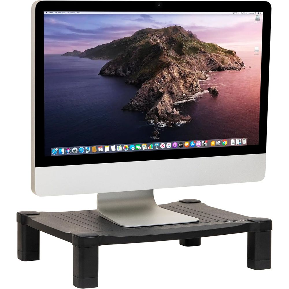 Adjustable Height Monitor Stan - Laptop Stand Bamboo ulasan dan harga