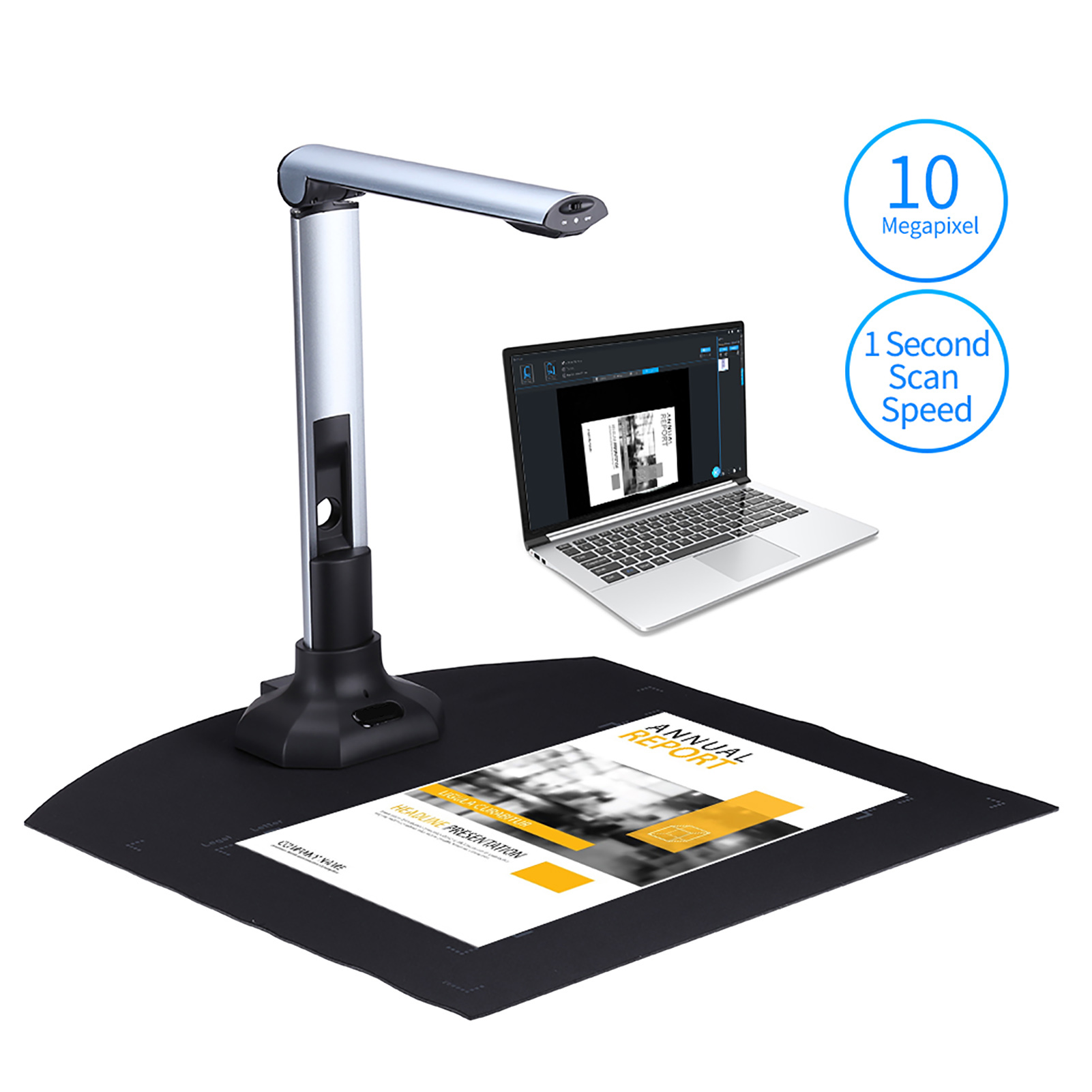 BK52 Portable Book & Document  - Document Scanner Portable ulasan dan harga