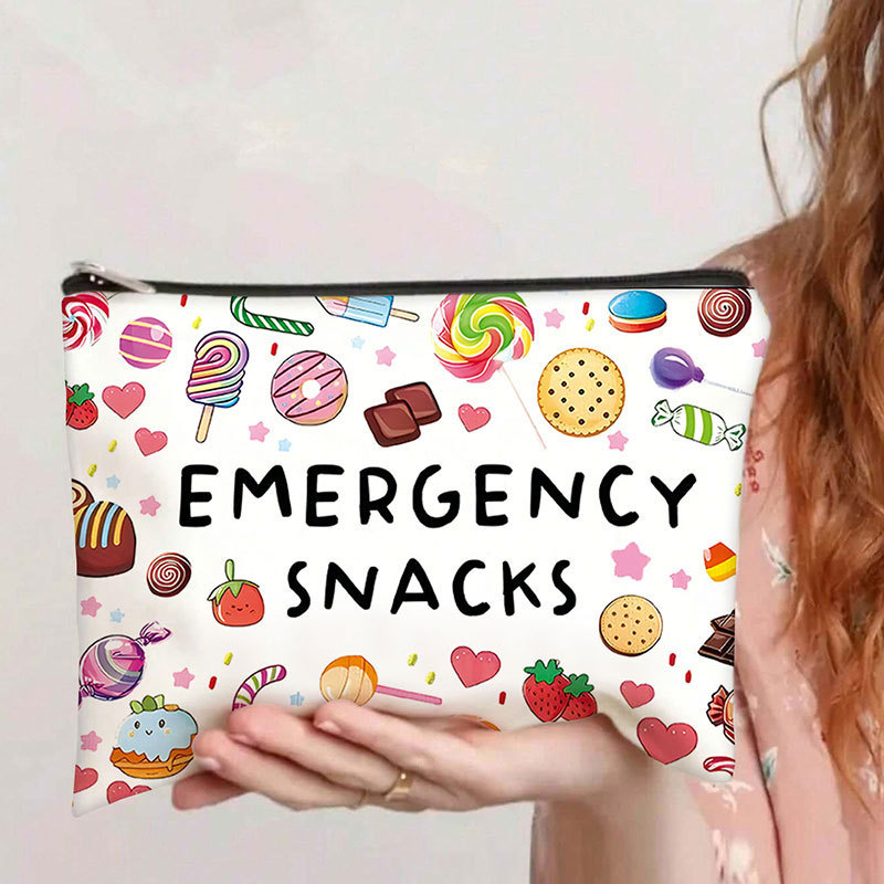 1 PC Women Printed Canvas Make - Tech Accessories Travel Organizer Pouch ulasan dan harga
