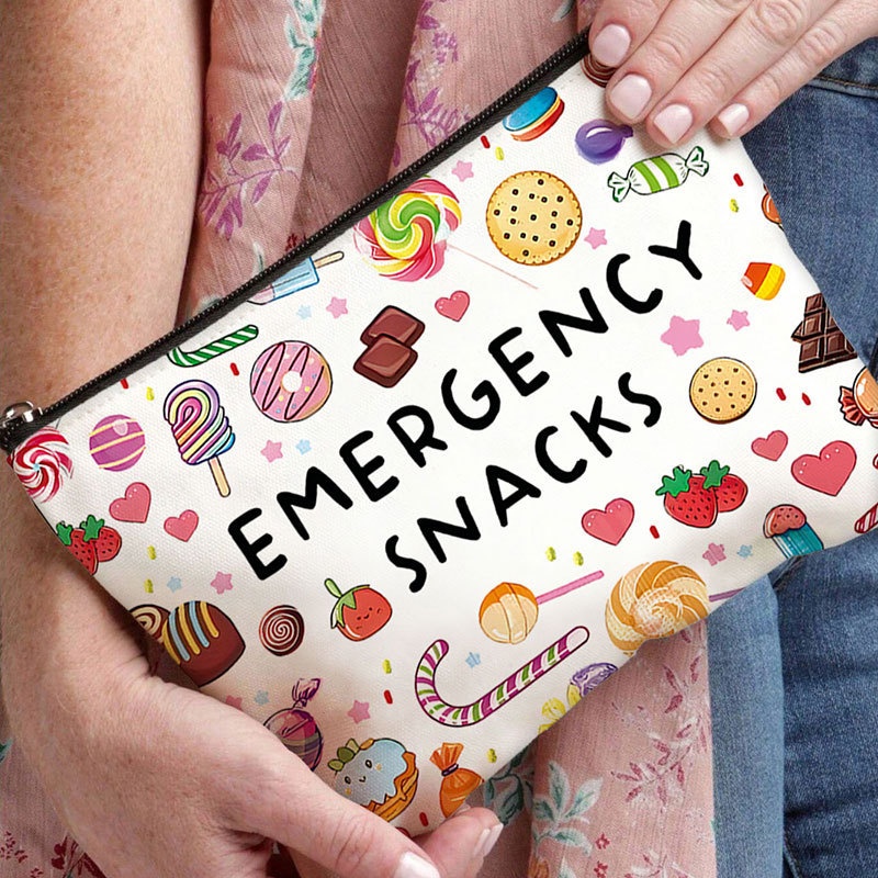 1 PC Women Printed Canvas Make - Tech Accessories Travel Organizer Pouch ulasan dan harga