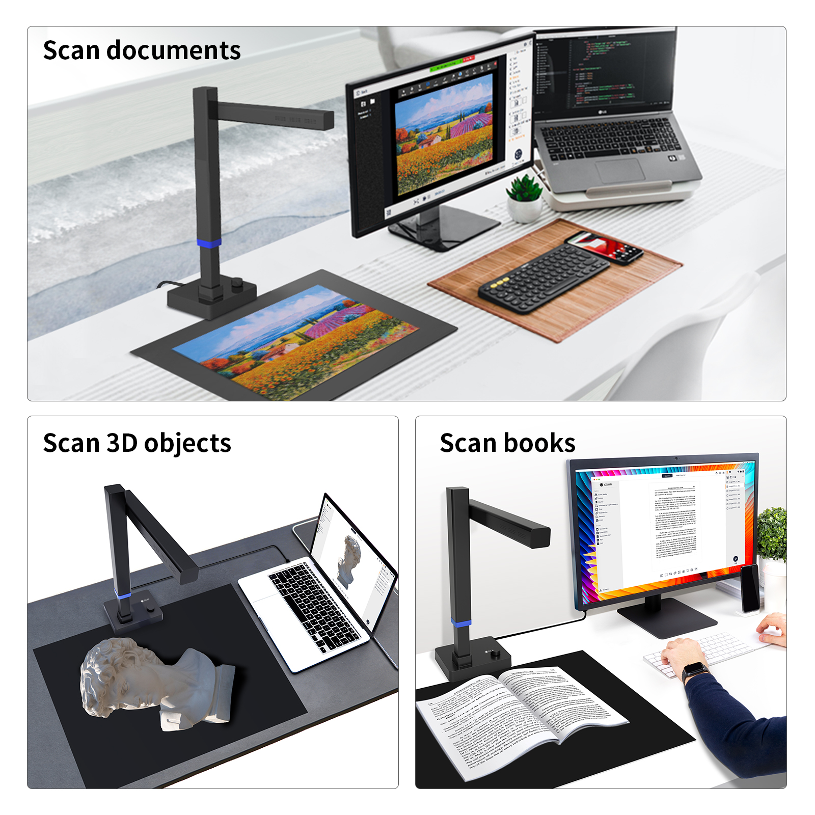 CZUR Shine Series Document Sca - Document Scanner Portable ulasan dan harga