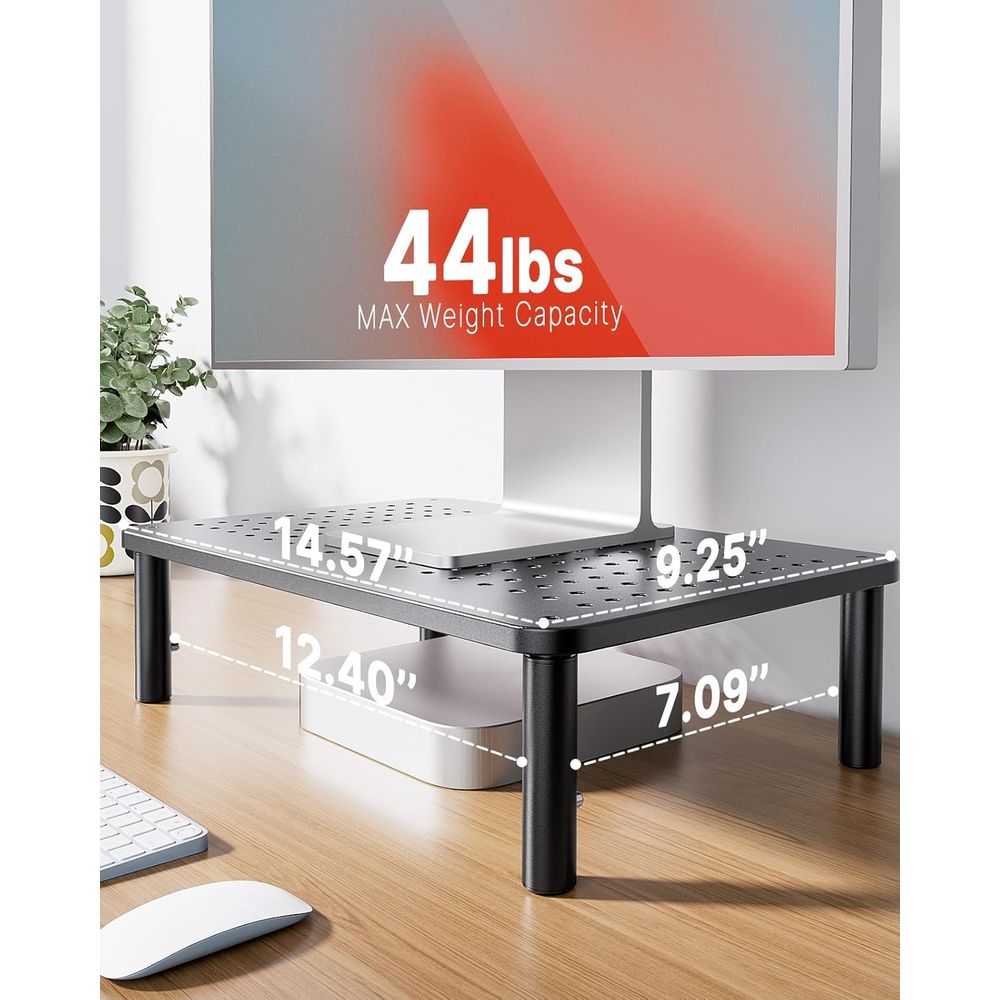 Height-Adjustable Monitor Stan - Laptop Stand Bamboo ulasan dan harga
