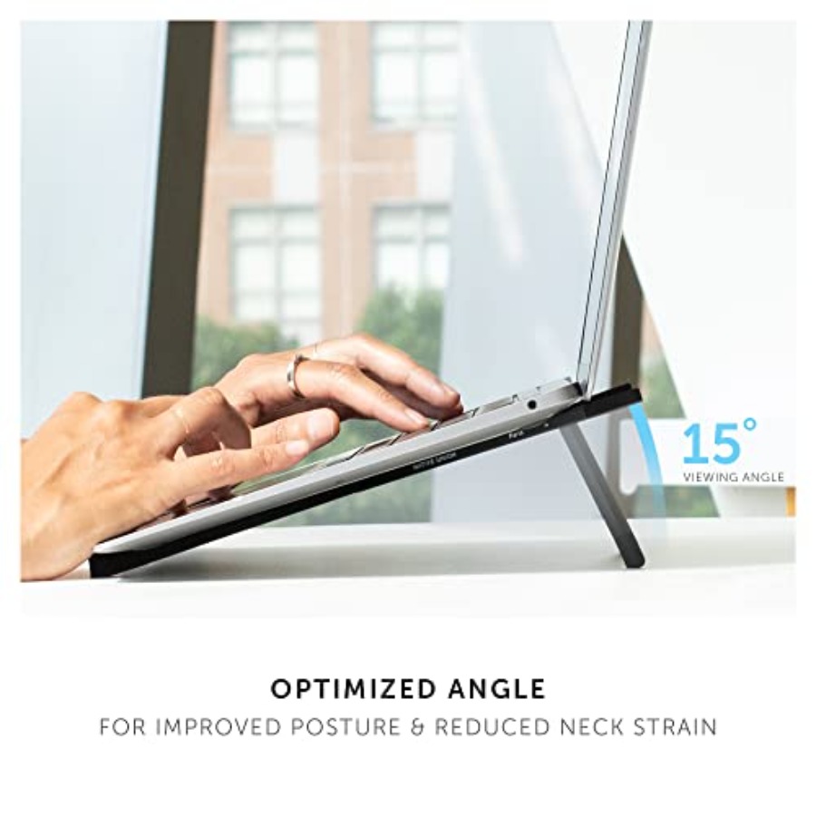 Fold Laptop Stand Ultra-Slim F - Laptop Stand Bamboo ulasan dan harga