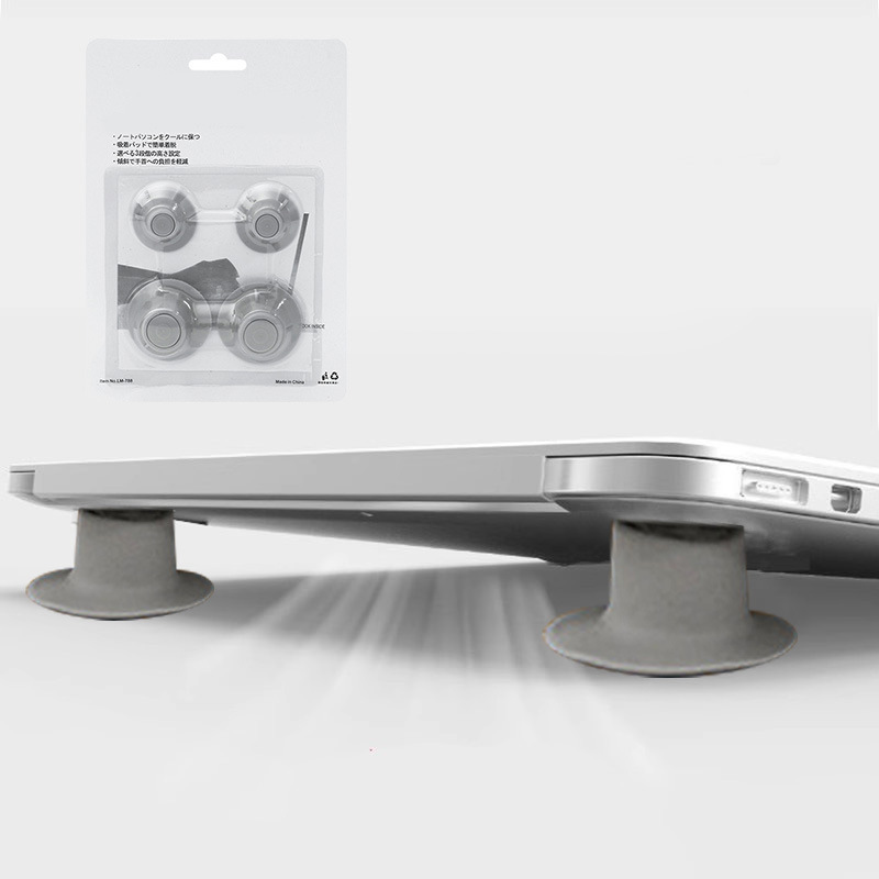 4pcs Laptop Cooling Feet Non-S - Laptop Stand Bamboo ulasan dan harga