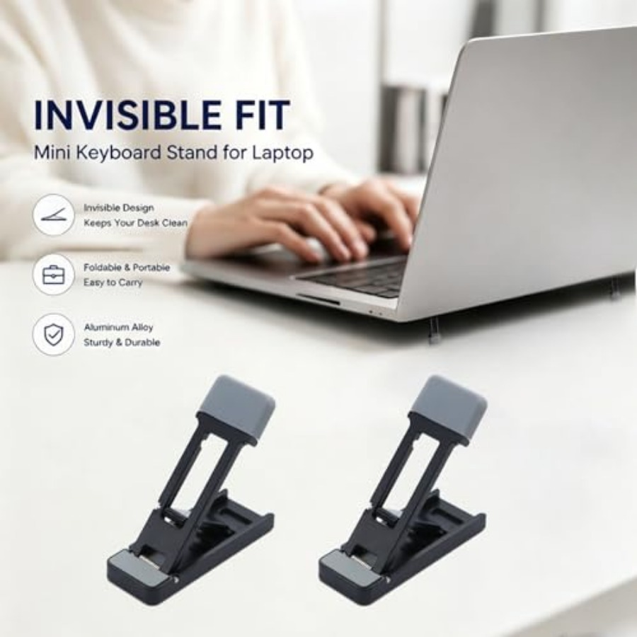 Keyboard Riser, 2 Pcs Portable - Laptop Stand Bamboo ulasan dan harga