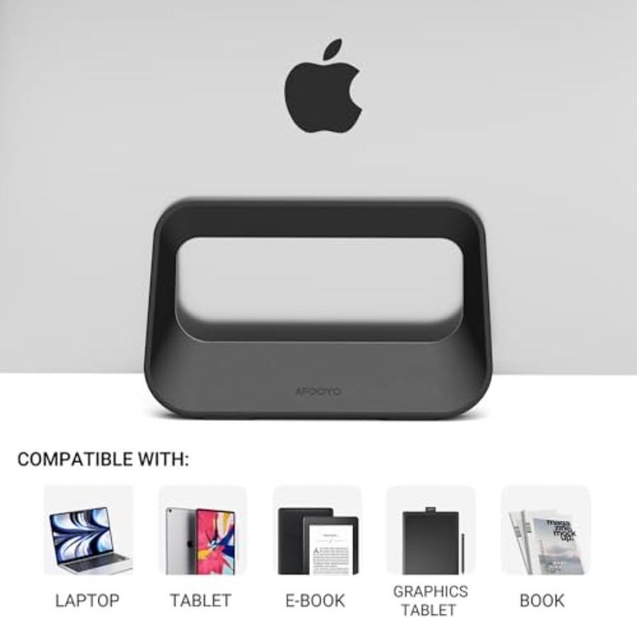 Vertical Laptop Stand for Desk - Laptop Stand Bamboo ulasan dan harga