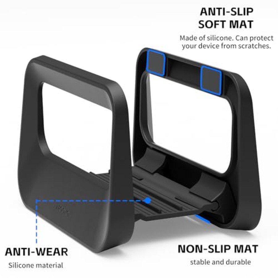 Vertical Laptop Stand for Desk - Laptop Stand Bamboo ulasan dan harga