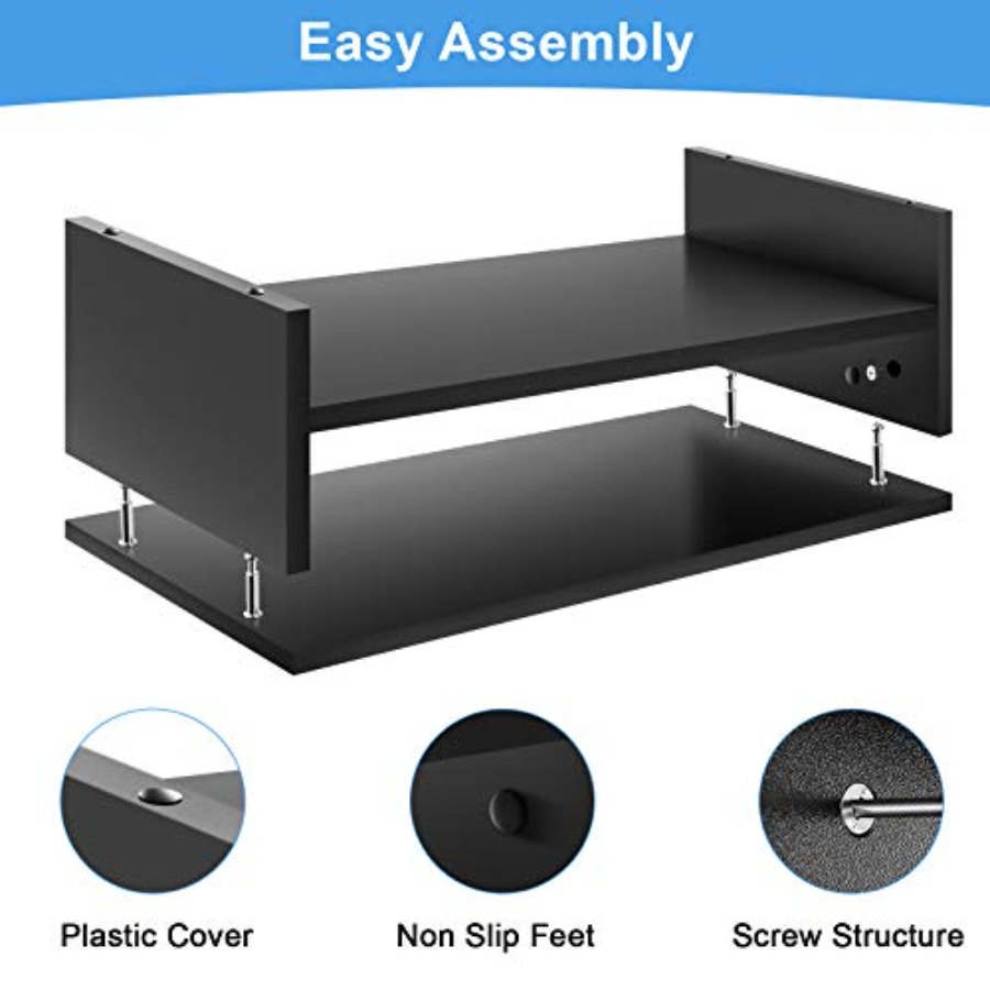Monitor Stand Riser, 2 Pack 16 - Laptop Stand Bamboo ulasan dan harga