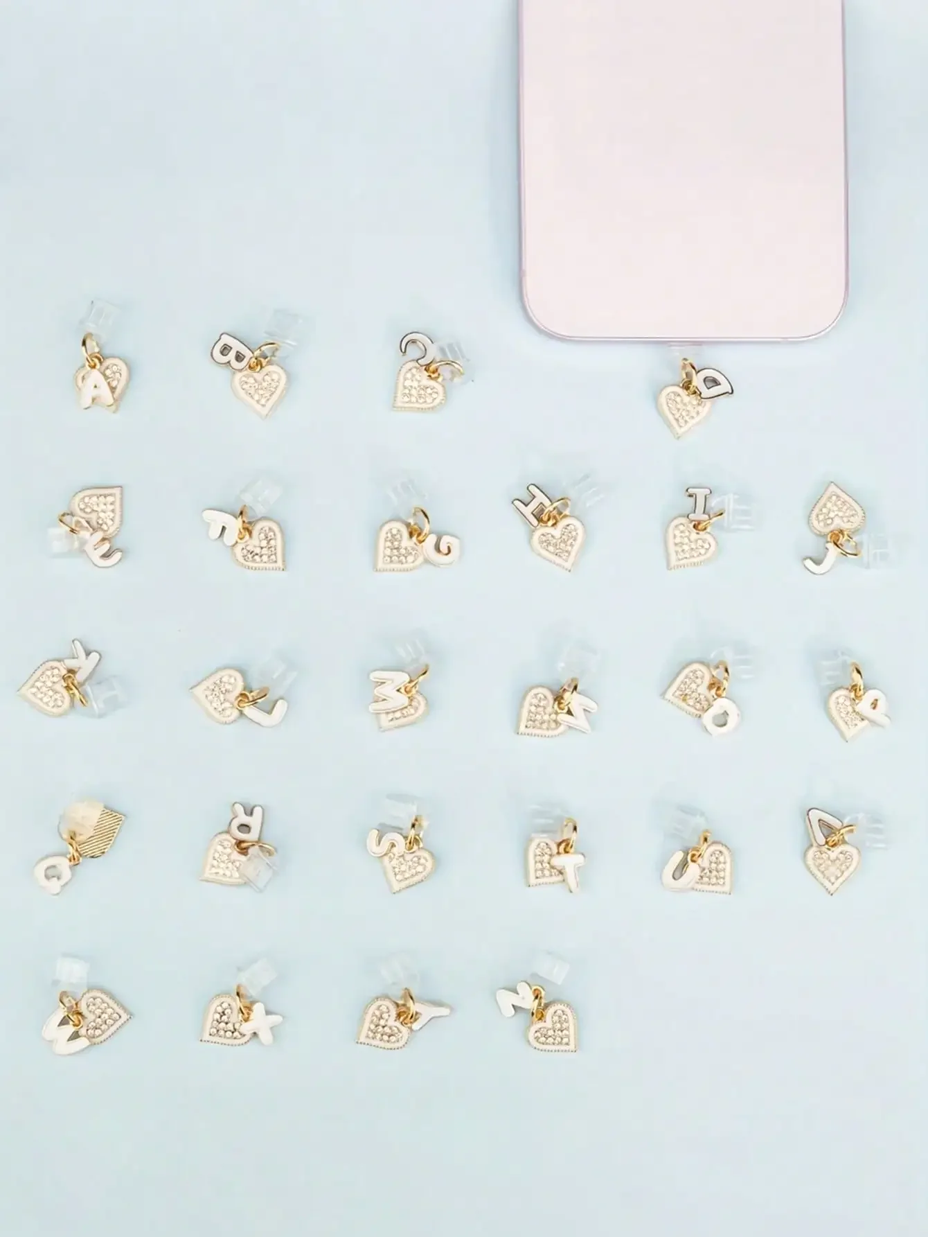 Cute Sparkling Rhinestone Hear - Tech Accessories Types ulasan dan harga