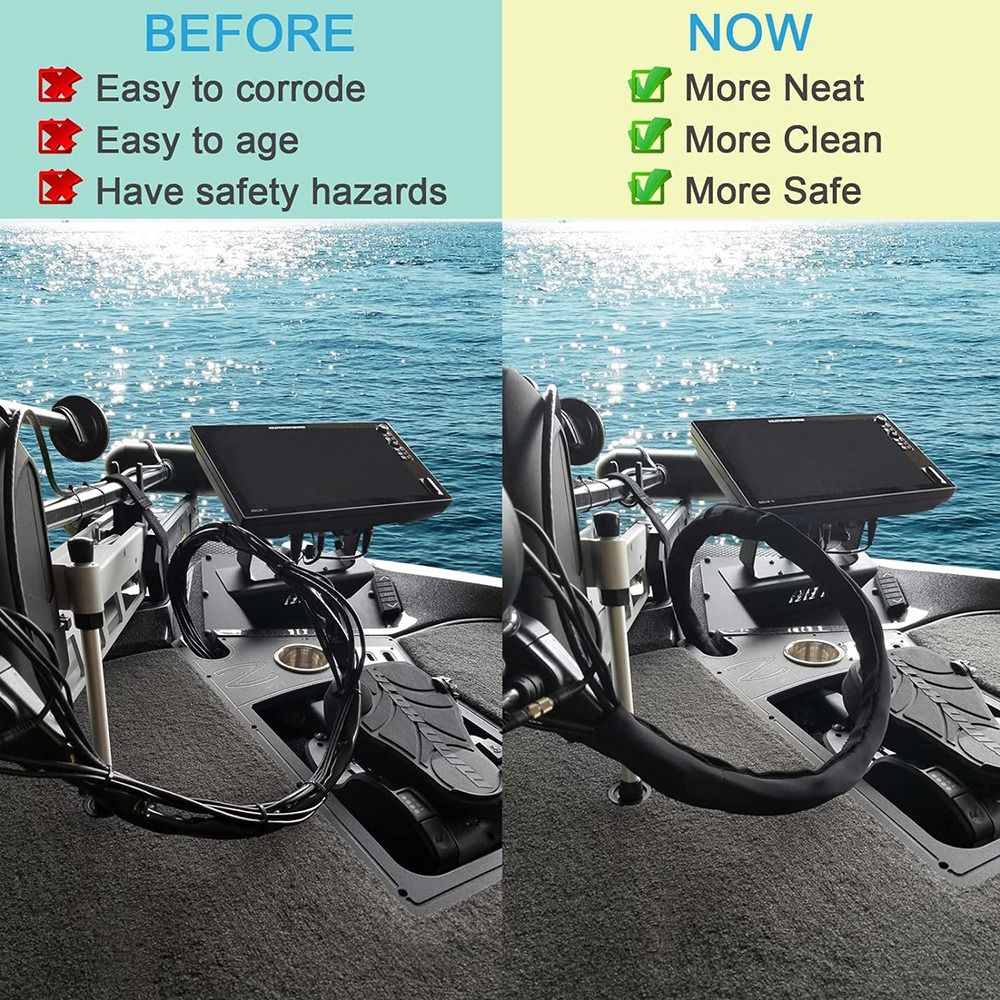 Trolling Motor Cable Organizer - Cable Sleeve Neoprene ulasan dan harga