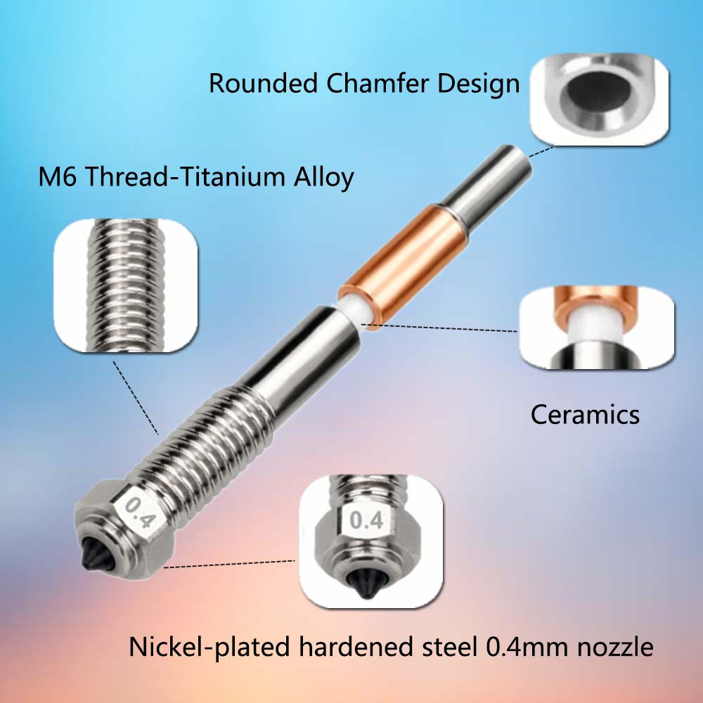 For QIDI Plus 4 Bimetal Nozzle - Tech Accessories Store ulasan dan harga