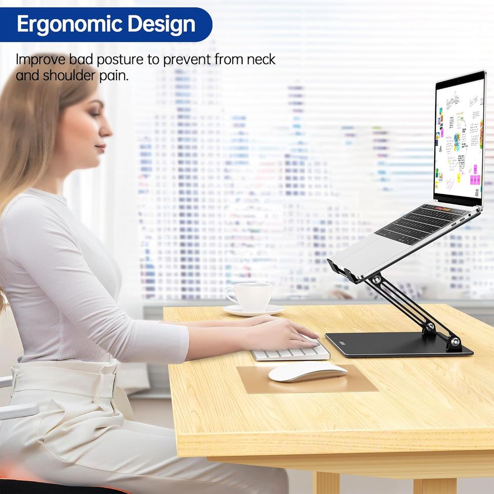 Ergonomic Adjustable Laptop St - Laptop Stand Bamboo ulasan dan harga