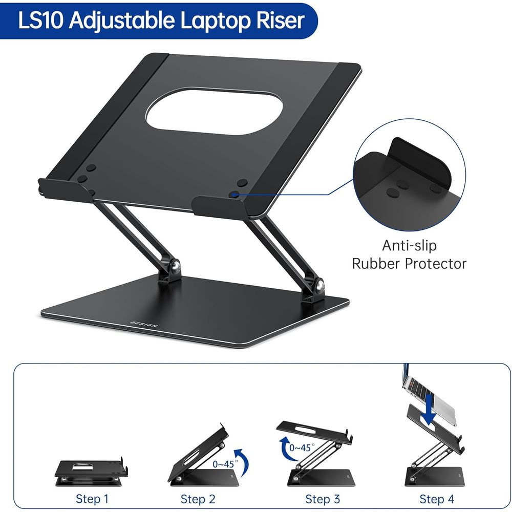 Ergonomic Adjustable Laptop St - Laptop Stand Bamboo ulasan dan harga