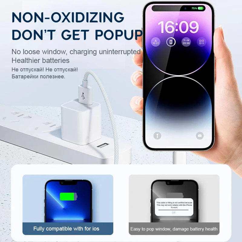 30W Fast Charging USB Cable Fo - Tech Accessories Apple ulasan dan harga
