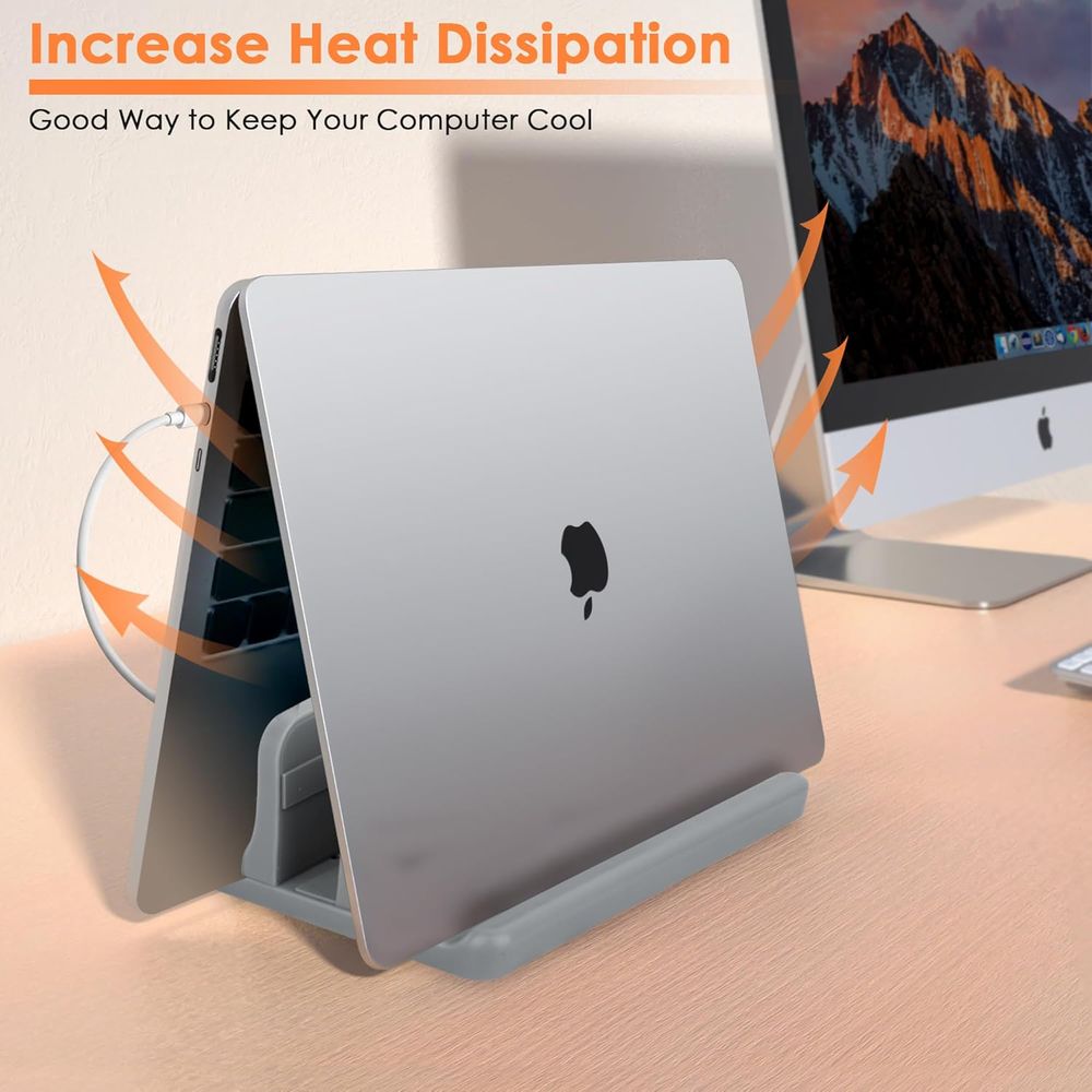 Adjustable ABS Plastic Laptop  - Laptop Stand Bamboo ulasan dan harga