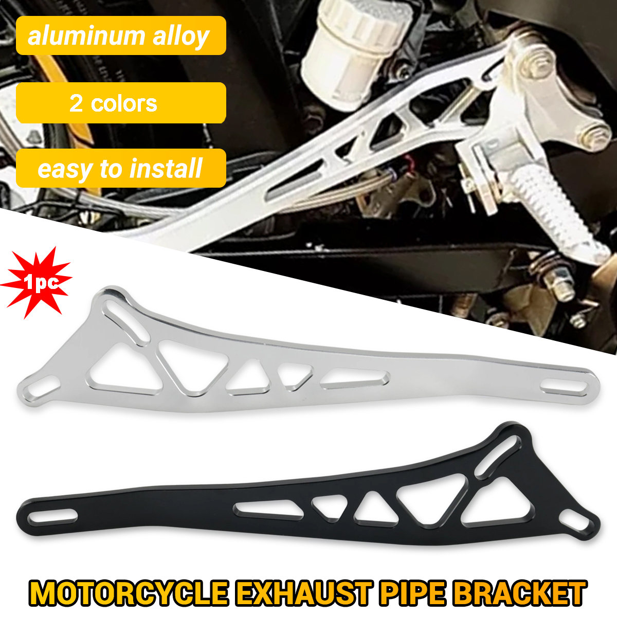 Motorcycle exhaust pipe bracke - Tech Accessories Store ulasan dan harga